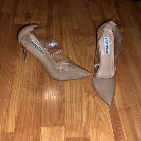 Steve Madden Women's Clear Heels - Picture 2 of 5